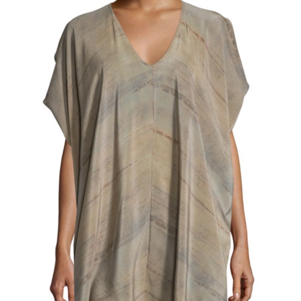 EILEEN FISHER 100% silk tunic medium